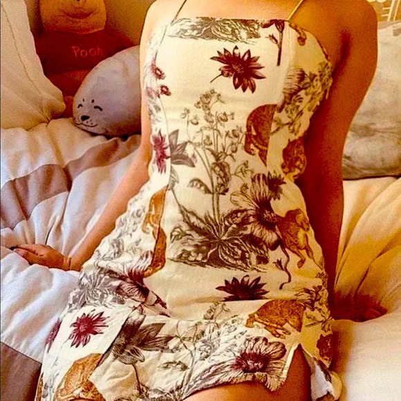 Charlie Holiday Dresses | Charlie Holiday Animal Instinct Tiger Dress Size 10 | Color: Brown/Cream | Size: 10 | Tanchachin's Closet
